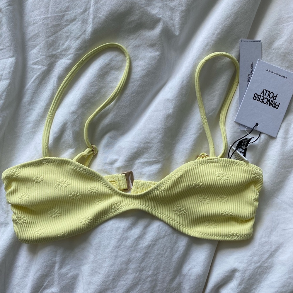Princess Polly Yellow Bikini Top